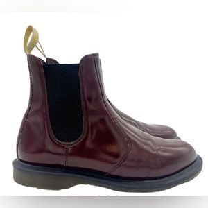 Dr. Martens Flora Chelsea Boots Red/Burgundy (Doc Martens) US size 8